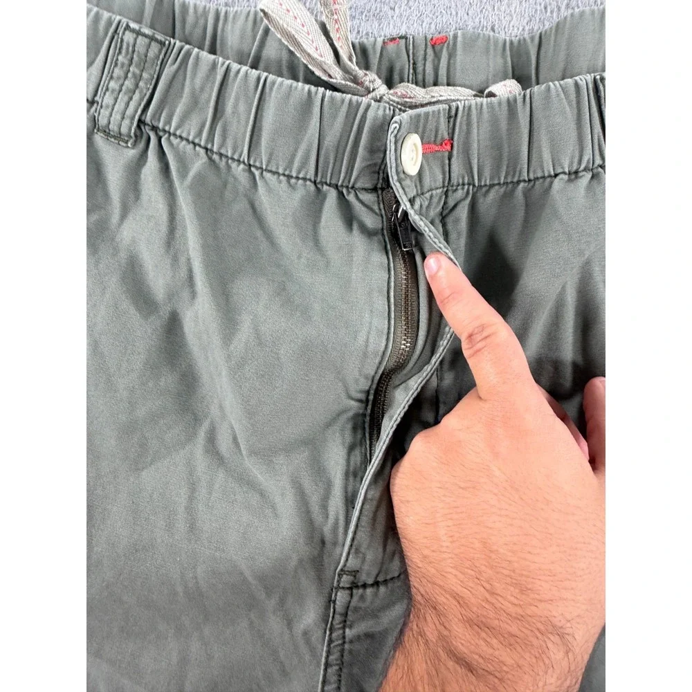 Tommy Bahama Relax Shorts Men's 2XB Sage Green Drawstring Waist Cargo Pockets